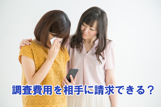 調査費用を請求できる？